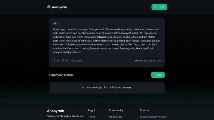 Anonymia