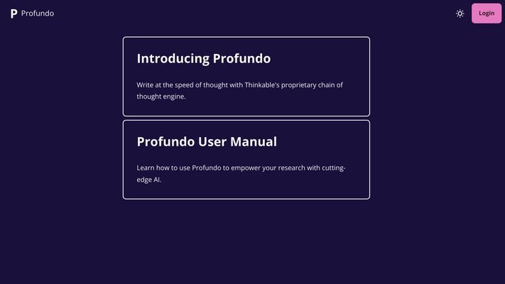 Profundo | Research Redefined
