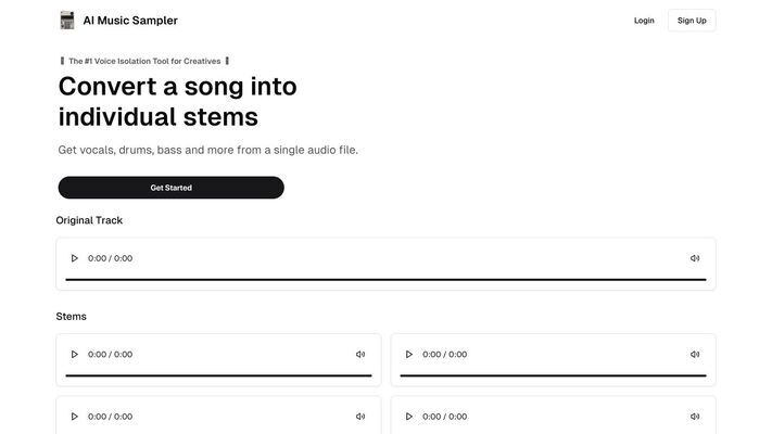 Vocal Remover | Voice Isolator - AI Music Sampler