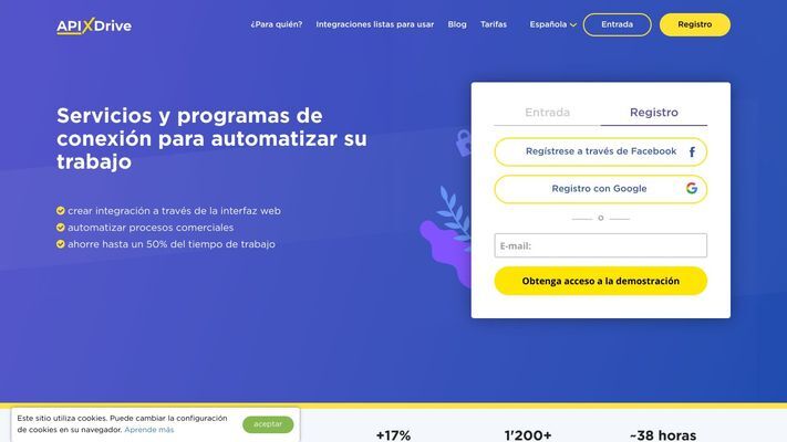 ᐉ ApiX-Drive - Official Website • Online Service Connector # 1