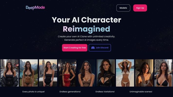 DeepMode | AI Character Creation & Art Generator