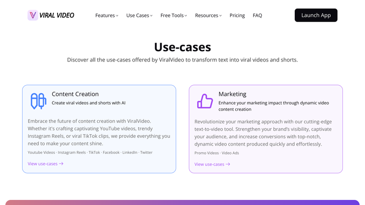 Craft viral-ready marketing videos in minutes with AI