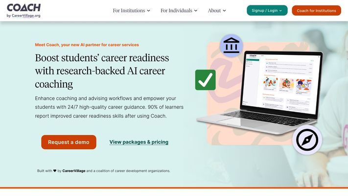 COACH: AI-powered Career Coach | CareerVillage