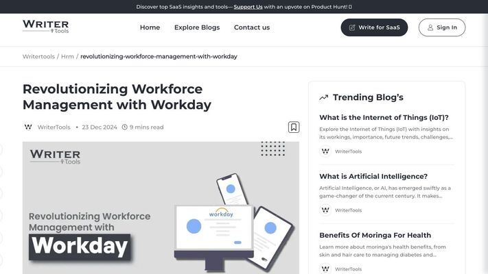 Submit Your SaaS Product Blogs | WriterTools
