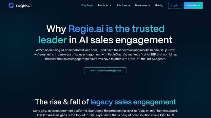 Regie.ai: The Only All-in-One Prospecting Platform & AI SEP