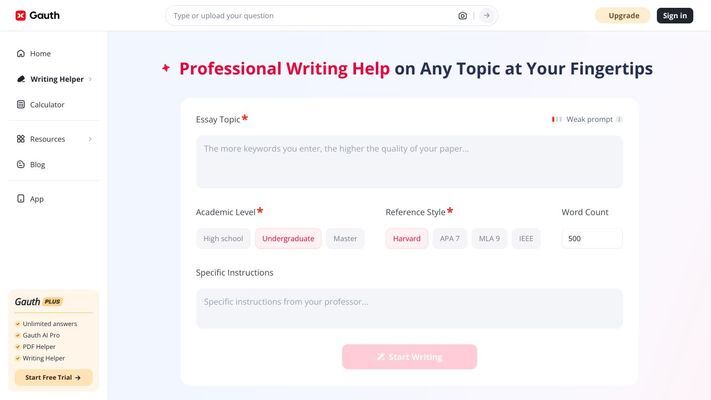 Gauth - Best AI Homework Helper for All School Subjects