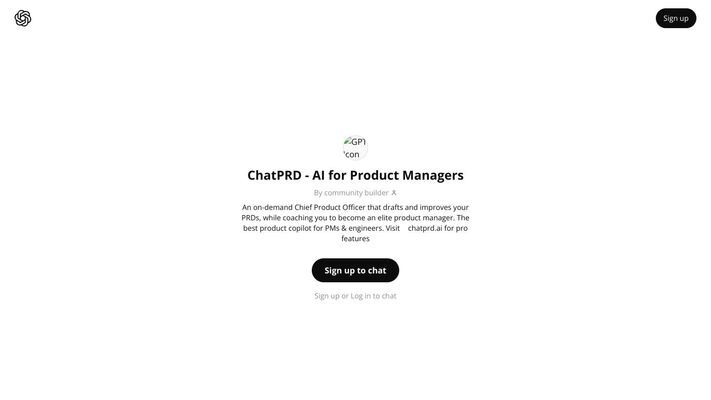 ChatGPT - ChatPRD