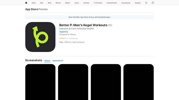 Better P: Men's Kegel Workouts
