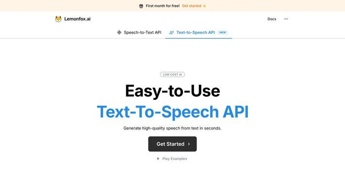Affordable Speech-To-Text API