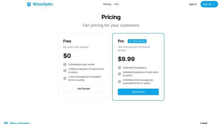 WiseOptIn - Know What You Accept Before You Click "Agree"