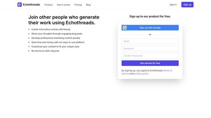 Echothreads