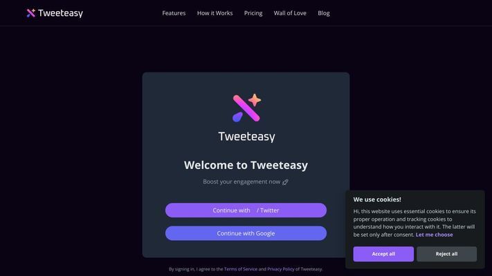 Tweeteasy - Inspire your tweets and replies in seconds