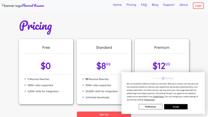 Flavored Resume: Tailor your resume and get more interviews