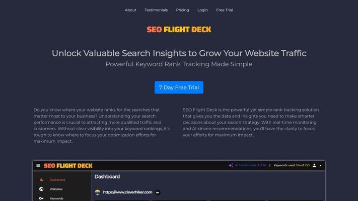 SEO FLIGHT DECK