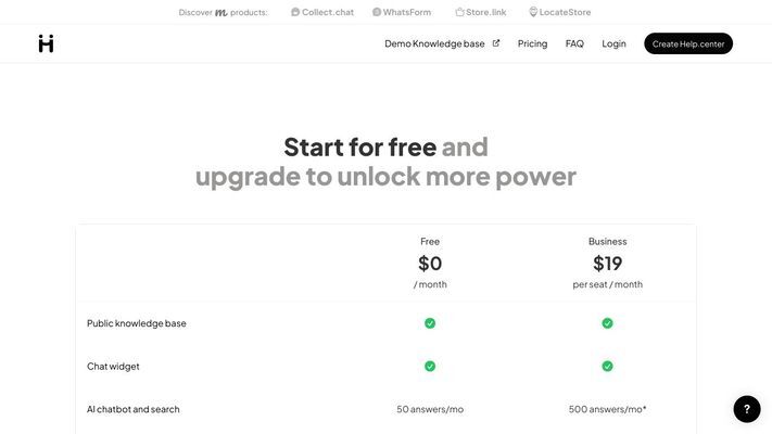 Customer Support Knowledge Base powered by AI