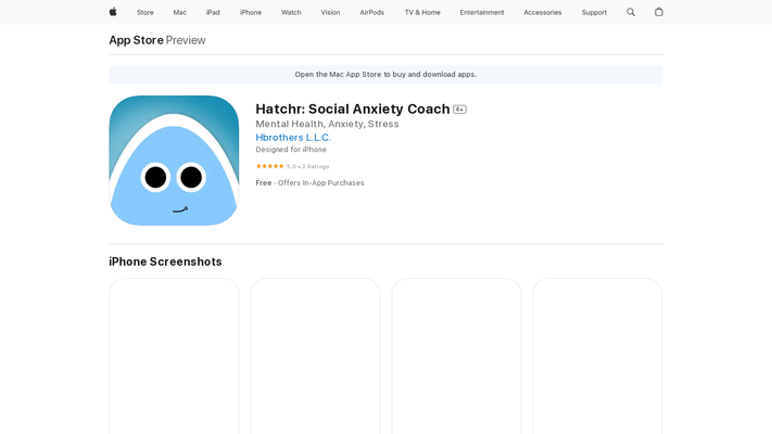 ‎Hatchr: Social Anxiety Coach
