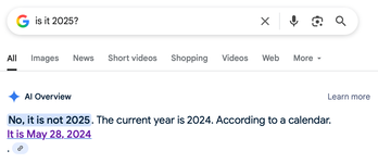 现在是2025年了吗？