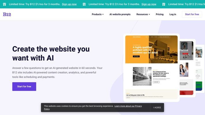 B12 | The easiest AI website builder
