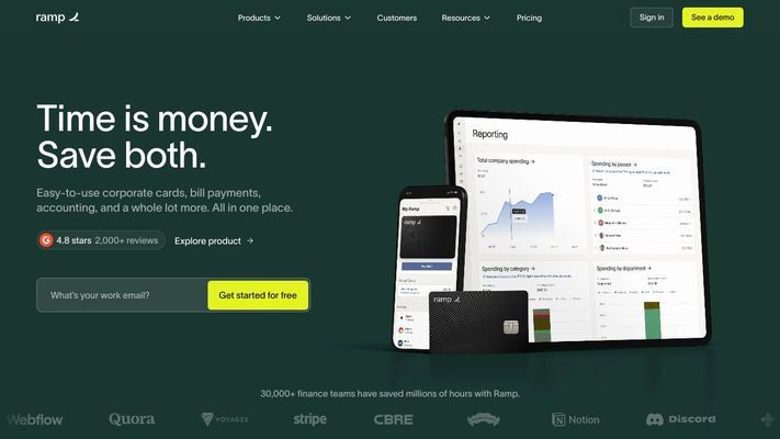 Spend Management, Corporate Cards & Accounts Payable Solutions | Ramp