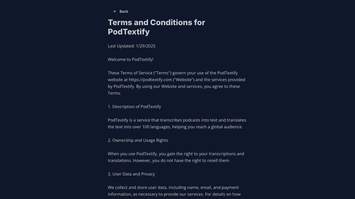 PodTextify