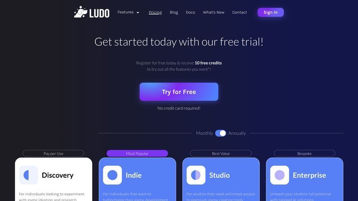 Create hit games with the power of AI with Ludo