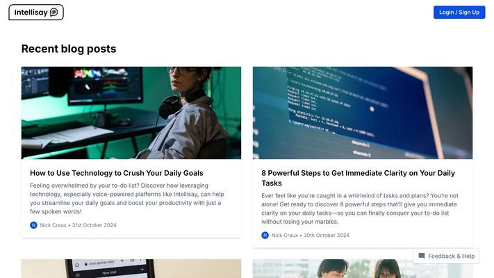 intellisay - voice-powered productivity