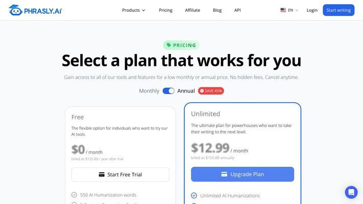 Phrasly: Best AI Detection Remover | Bypass AI Detection