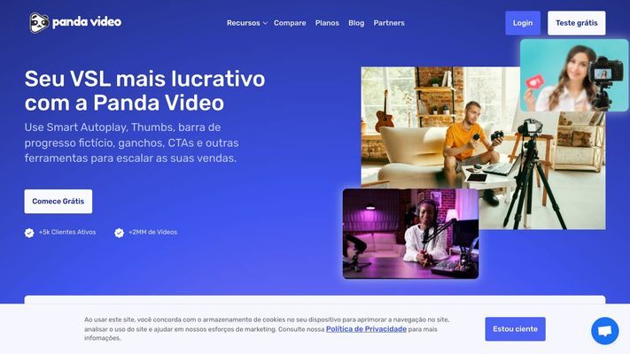 Panda Video - Hospedagem de Vídeos