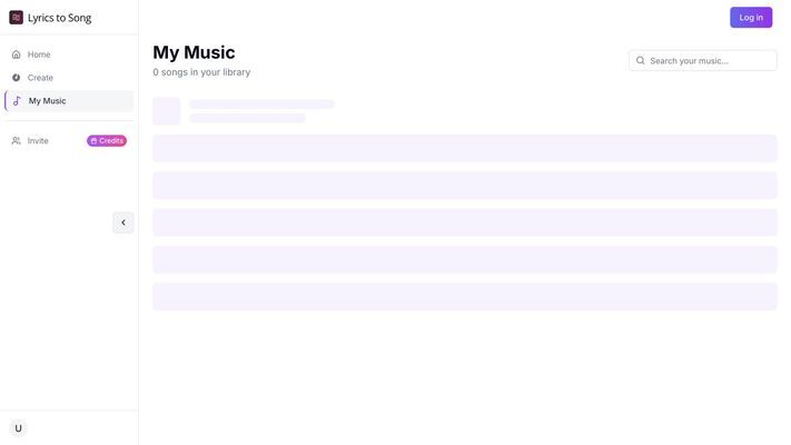 Free Lyrics to Song AI
