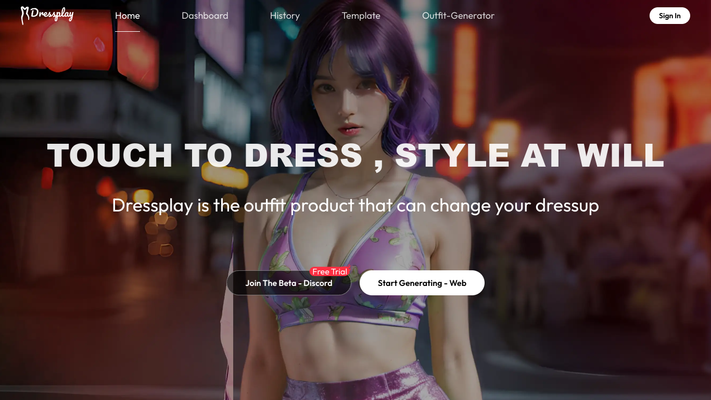 Dressplay.ai: Free AI Clothes Changer