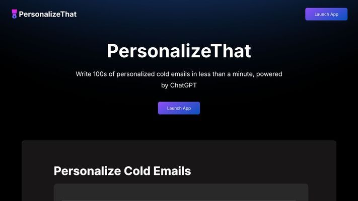 PersonalizeThat