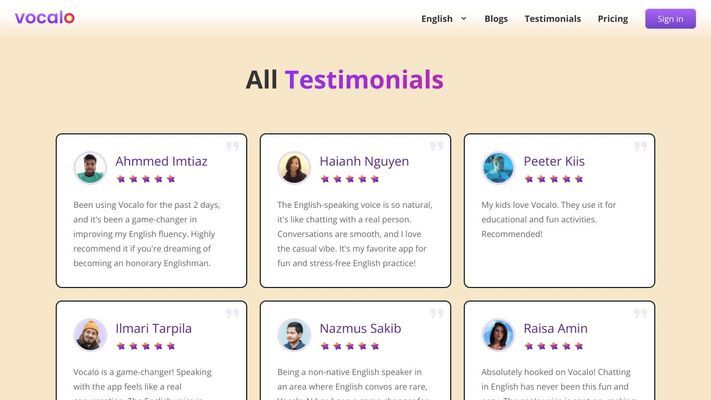 Vocalo - Practice Speaking English with AI