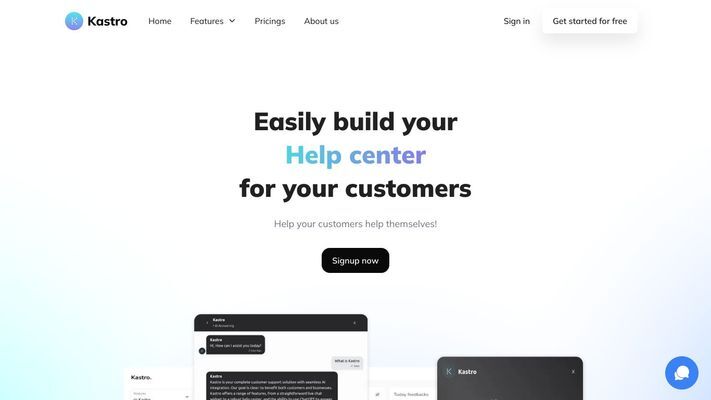 Your AI-first customer support solution - Kastro
