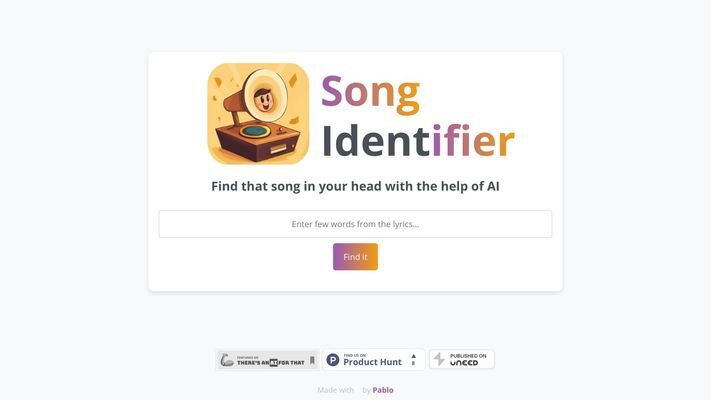 Song Identifier