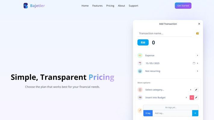 Simple Expense Tracking & Budgeting