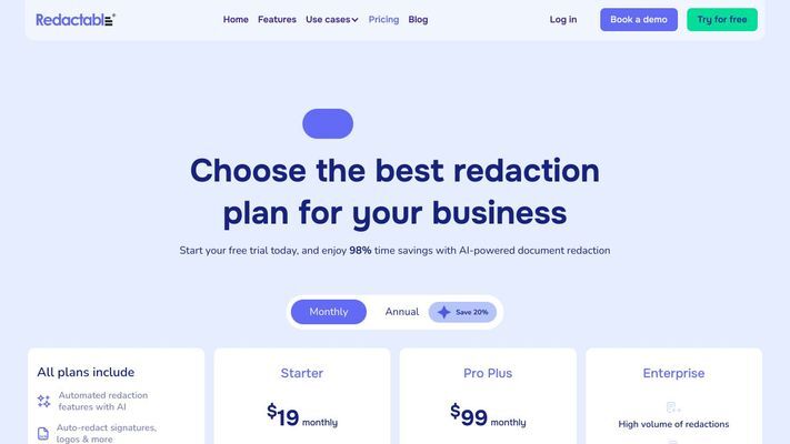 Redactable: The #1 Automated Redaction Software