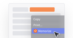 Memorize details
