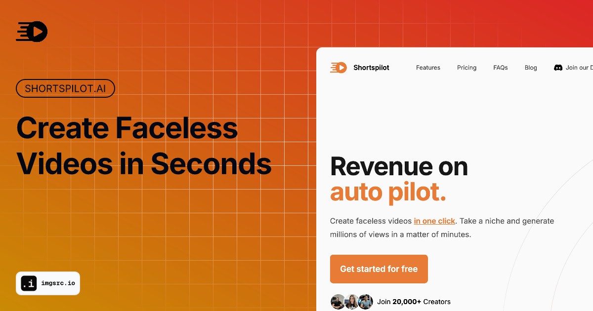 Shortspilot AI | Faceless videos on Autopilot.