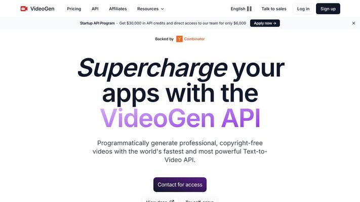 VideoGen - AI Video Generator - Create Videos in Seconds