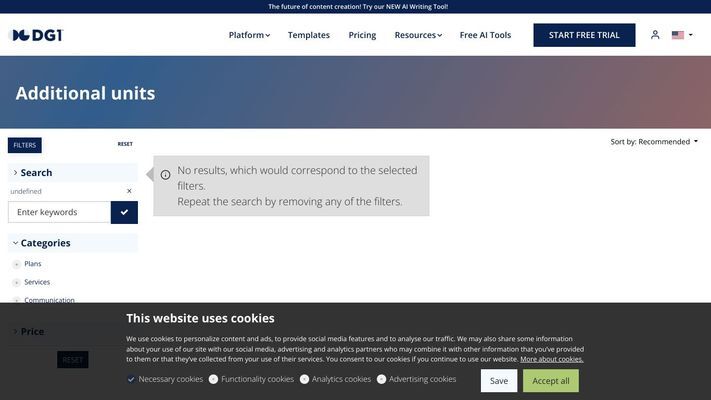 AI Web and E-Commerce Builder