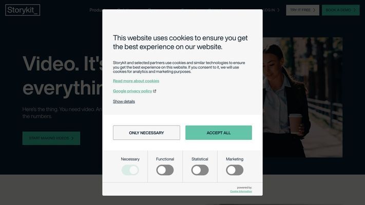 Create video content from text. With Storykit.