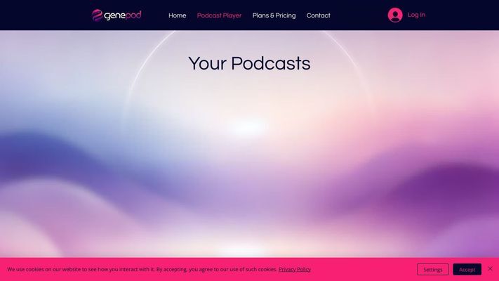 Genepod - Create Podcasts Using AI