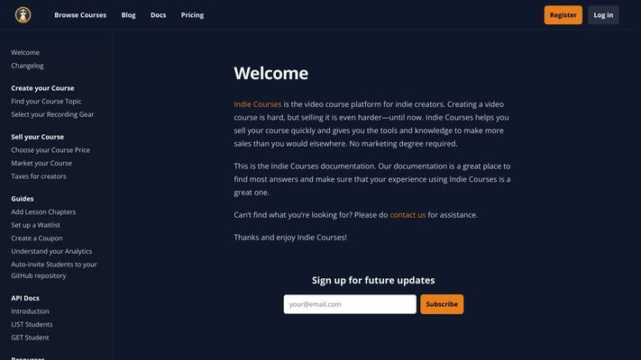 Indie Courses