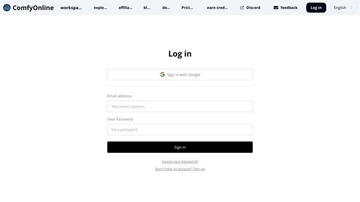 ComfyOnline: Run ComfyUI online & deploy APIs with one click