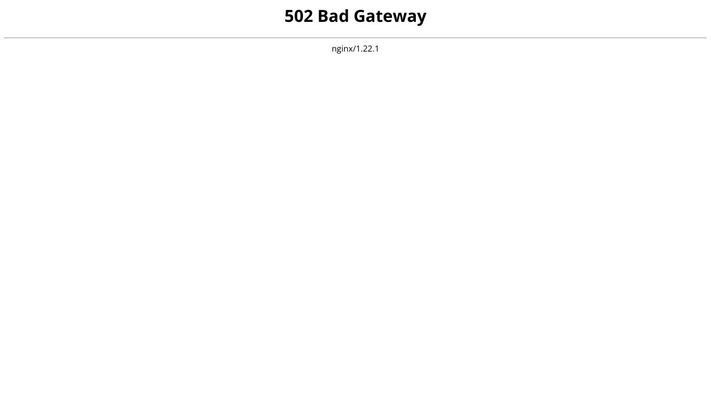502 Bad Gateway