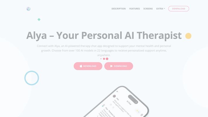 Alya – Your Personal AI Therapist