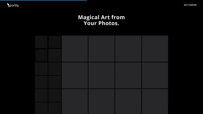 Mind-blowing art from your photos, by Partly AI