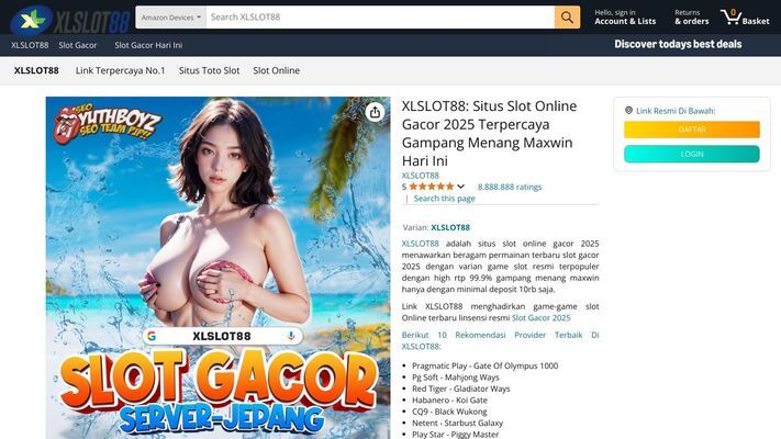 XLSLOT88: Situs Slot Online Gacor 2025 Terpercaya Gampang Menang Maxwin Hari Ini