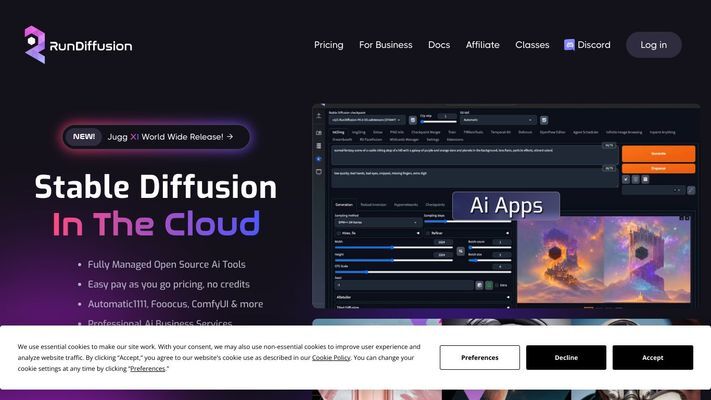 RunDiffusion - Automatic1111 in the Cloud