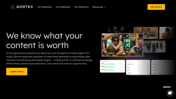 QORTEX | Advanced Video Intelligence for Media, Advertising, Monetization